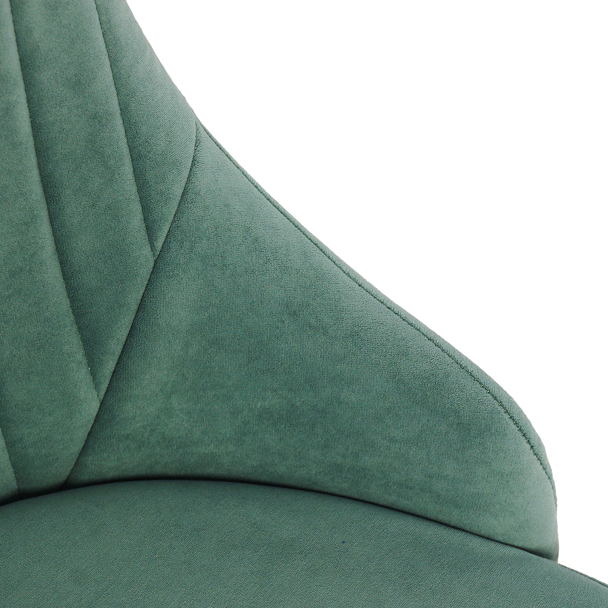 Стул барный высокий мятный из велюра (арт 32794) - Фото 1