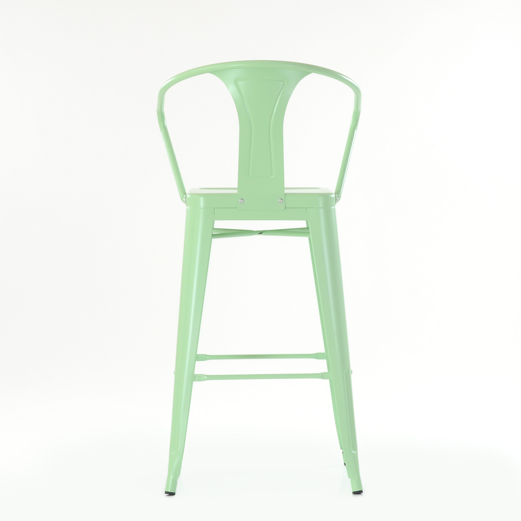Барный стул дизайнерский зеленый tolix (арт 6713) - Фото 1