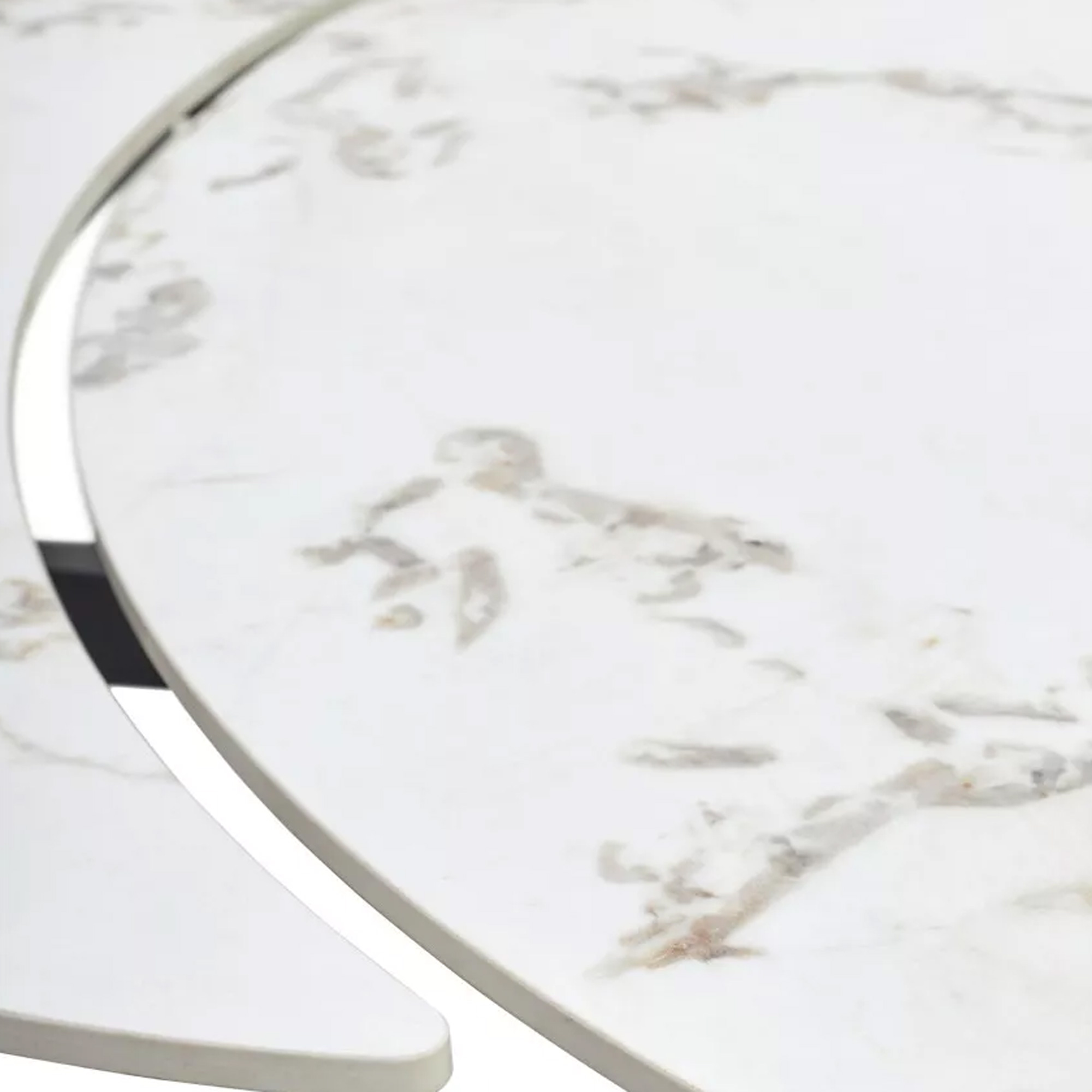 Стол обеденный раскладной со столешницей из керамики (арт 33358) - Фото 1