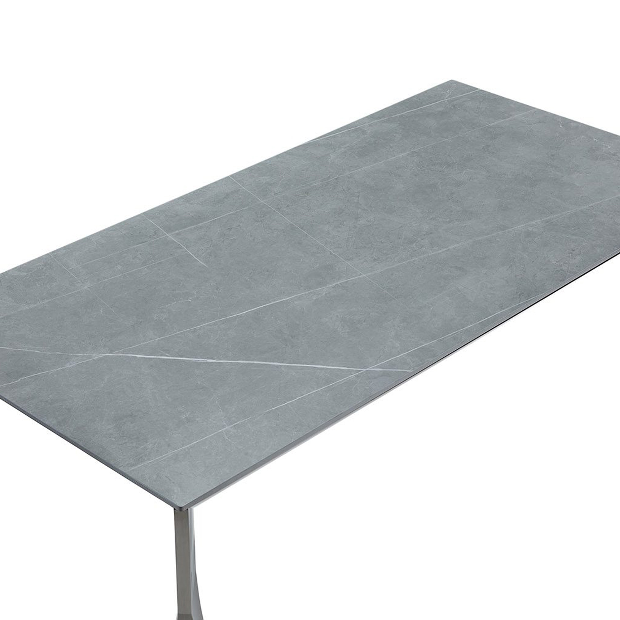 Стол дизайнерский со столешницей из керамики (арт 31473) - Фото 1