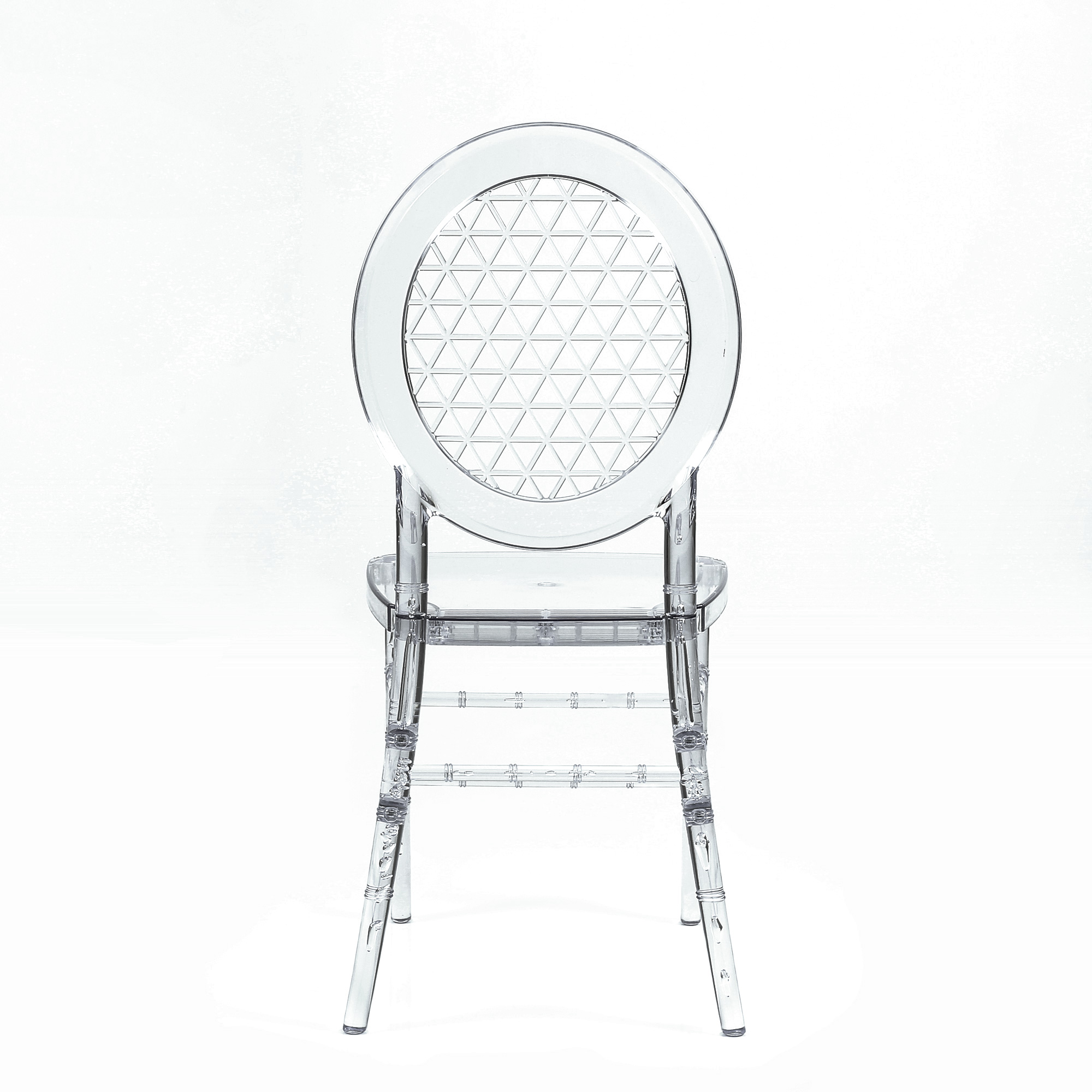 Стул кухонный прозрачный пластиковый (арт 34022) - Фото 1