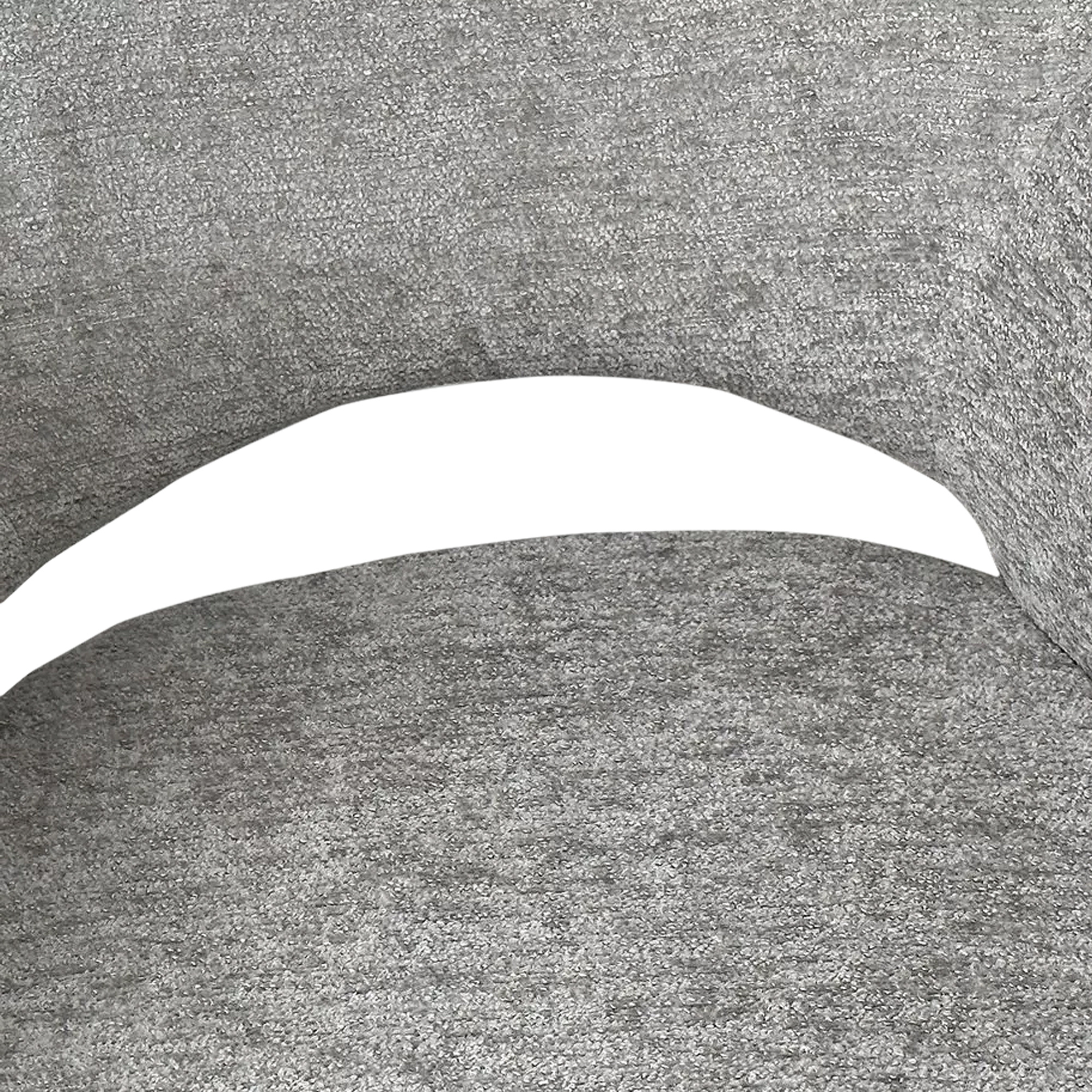 Стул металлический мягкий с подлокотниками серый (арт 33807) - Фото 1