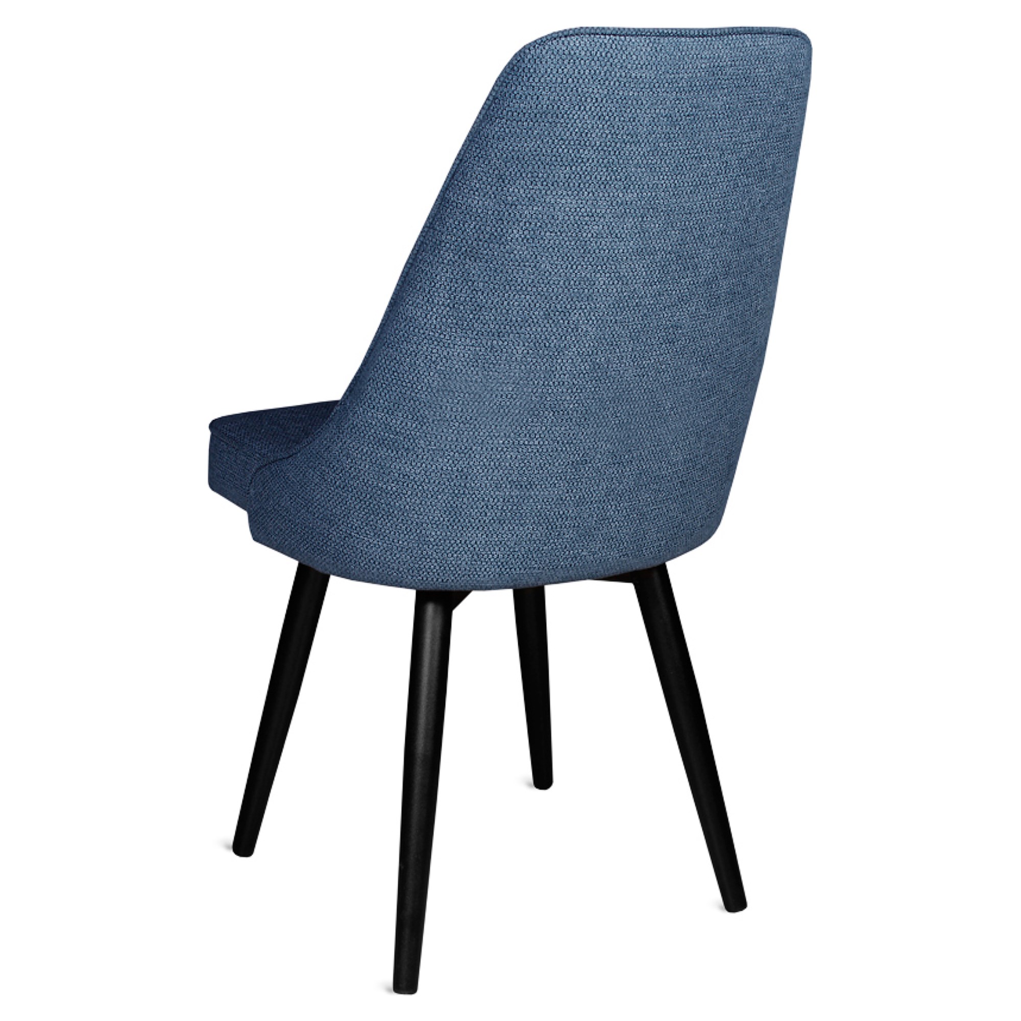 Стул кухонный на металлокаркасе с мягкой обивкой синий (арт 35112) - Фото 1