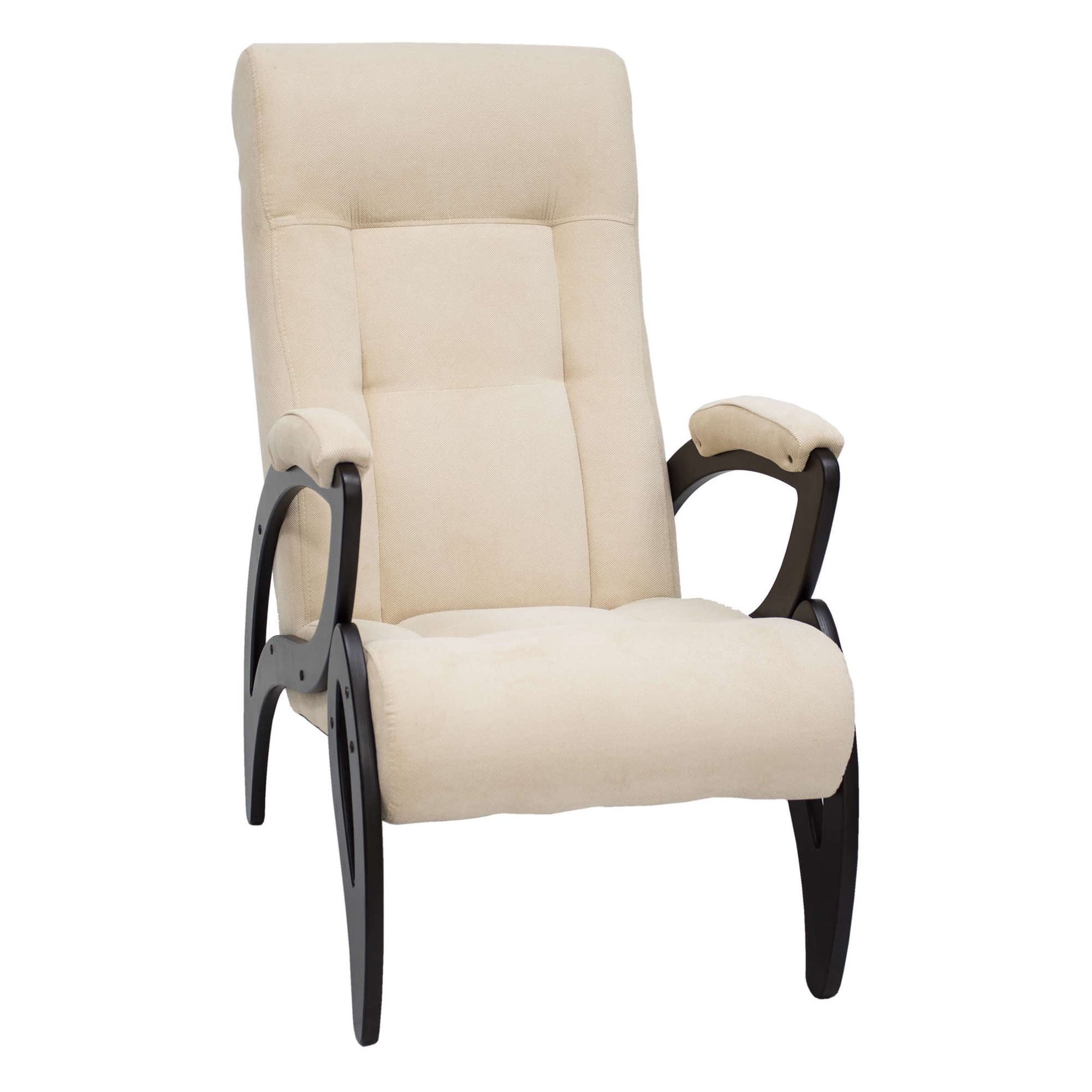 Полукресло мягкое с подлокотниками бежевое (арт 15839) - Фото 1