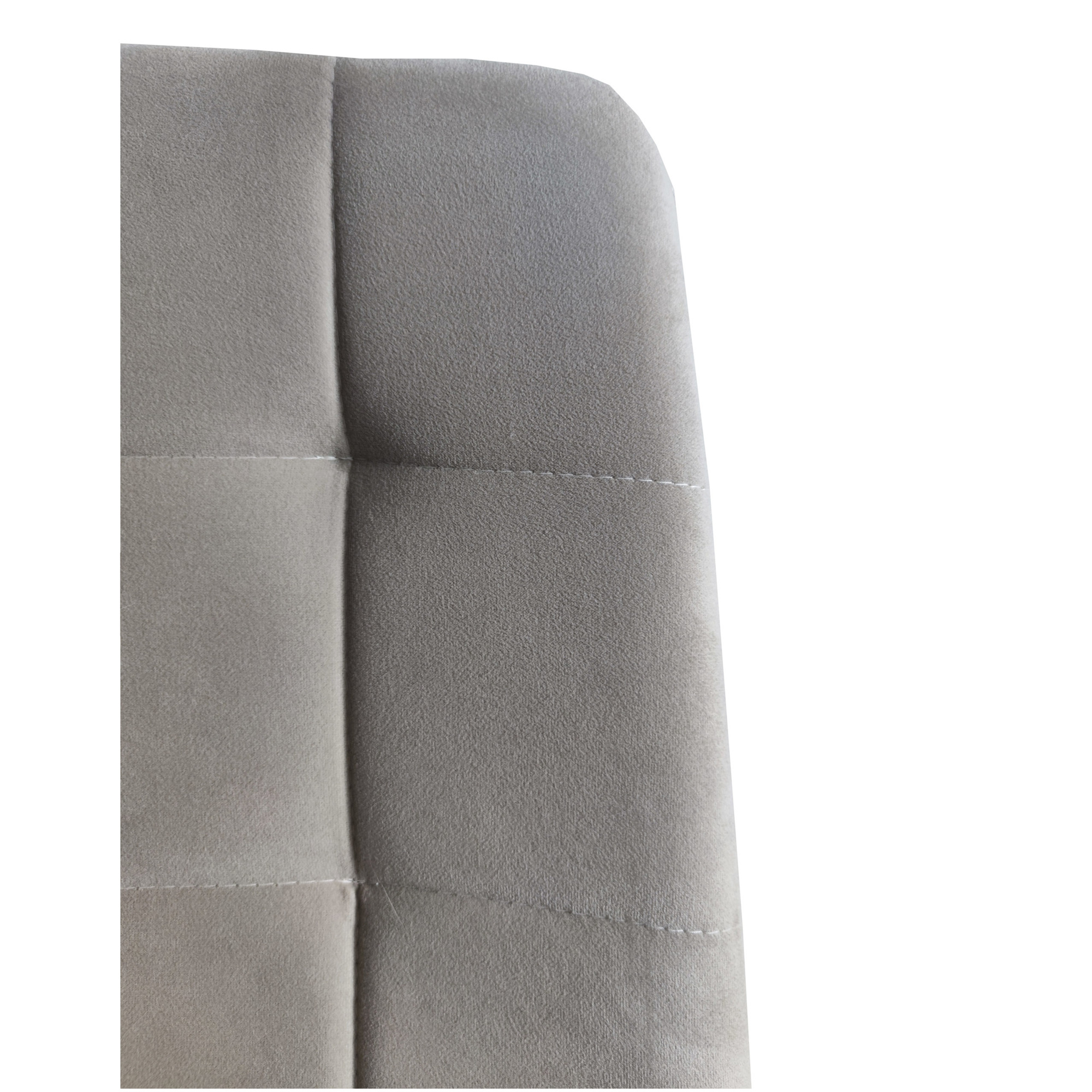 Стул полубарный с черными ножками мягкий бежевый (арт 23937) - Фото 1