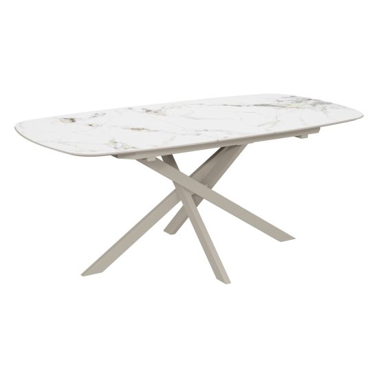 Стол раскладной со столешницей из керамики 140 см (арт 34283) Фото 2