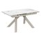 Обеденный стол раздвижной с керамической столешницей (арт 35079)