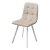 Стул мягкий бежевый из велюра (арт 33920)