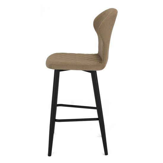Барный стул на металлокаркасе с мягким сидением (арт 19746) Фото 2