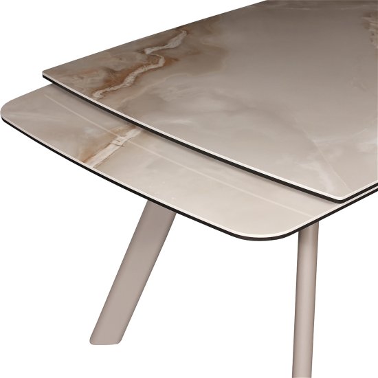 Стол обеденный раздвижной с керамической столешницей (арт 35663) Фото 4