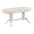 Стол обеденный раздвижной овальный белый в классическом стиле (арт 4880)