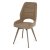 Стул на металлокаркасе мягкий бежевый из велюра (арт 35459)