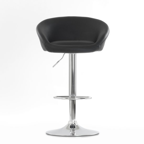 Барный стул ножки хром мягкий вращающийся (арт 5975) Фото 2