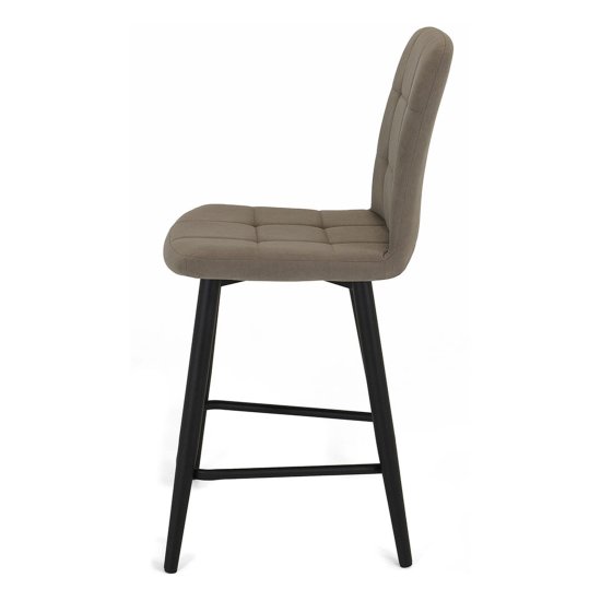 Стул полубарный мягкий из велюра (арт 18861) Фото 3