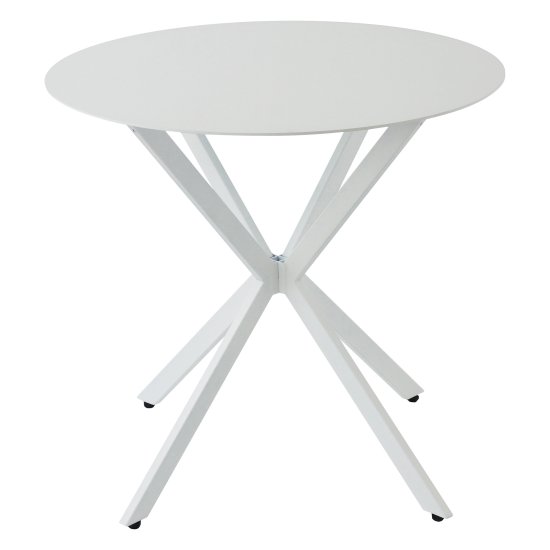 Стол обеденный круглый белый D-80 см (арт 16415) Фото 1