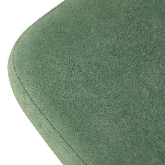 Стул мягкий зеленый из велюра (арт 22842) Фото 3