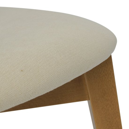 Стул деревянный бежевый современный (арт 31270) Фото 3