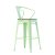 Стул барный дизайнерский металлический зеленый tolix (арт 6721)