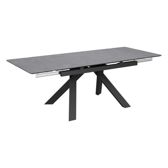 Стол раздвижной с керамической столешницей серый современный (арт 35093) Фото 2