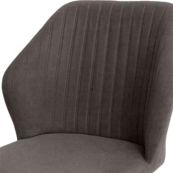 Стул на металлокаркасе мягкий из велюра (арт 35391) Фото 6