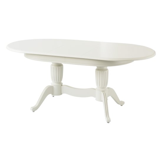 Кухонный стол раздвижной овальный 140 см в классическом стиле (арт 10284) Фото 2