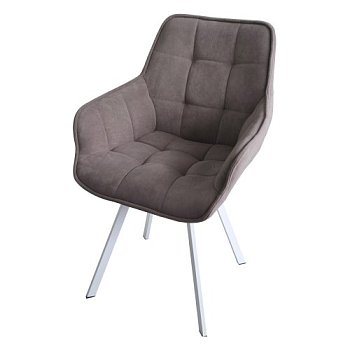 Стул-кресло на металлокаркасе мягкий с подлокотниками (арт 32747) - Фото 2