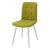 Стул на каркасе из металла мягкий зеленый из велюра (арт 18492)