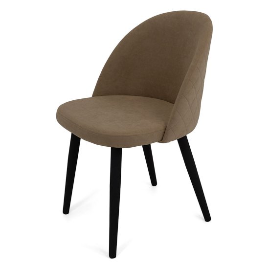 Стул на металлокаркасе с мягким сидением велюровый (арт 21178) Фото 1