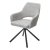 Стул металлический мягкий с подлокотниками серый (арт 33807)