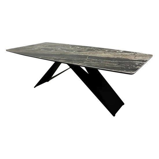 Стол дизайнерский керамический под камень 220 см (арт 31271) Фото 1