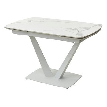 Стол с керамической столешницей на одной ноге (арт 30771) - Фото 2