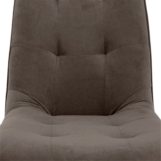 Стул барный металлический мягкий из велюра (арт 20869) Фото 5