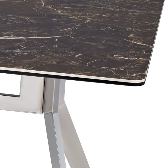 Кухонный стол дизайнерский с покрытием из керамики (арт 8026) Фото 3