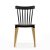Стул деревянный черный пластмассовый (арт 6619)