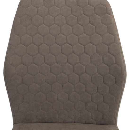 Стул металлический мягкий бежевый из велюра (арт 13807) Фото 7