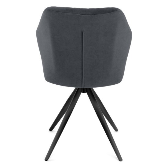 Стул на металлокаркасе мягкий серый современный (арт 35423) Фото 6