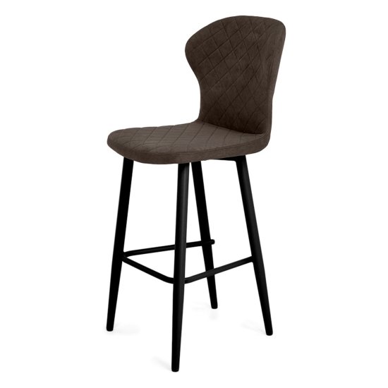 Стул с металлическими ножками мягкий из велюра (арт 19736) Фото 1