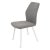 Стул металлический серый велюровый (арт 19939)