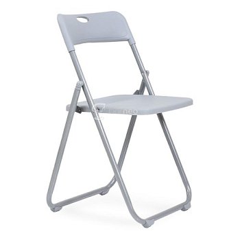 Стул серый пластиковый современный (арт 32159) - Фото 2