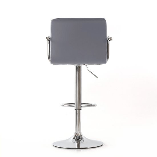 Барный стул из экокожи современный (арт 5885) Фото 2