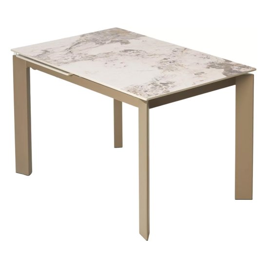 Стол кухонный раздвижной прямоугольный из керамогранита (арт 34090) Фото 6