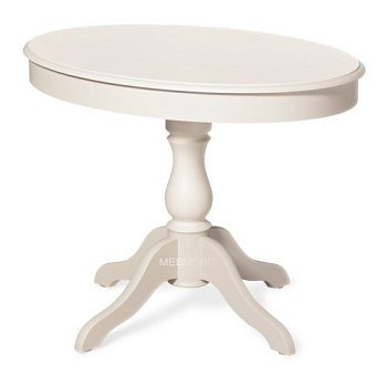 Обеденный стол раздвижной деревянный кремовый классический (арт 5179) - Фото 2