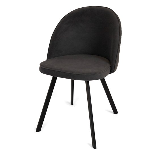 Стул кухонный на металлокаркасе из велюра (арт 21241) Фото 3