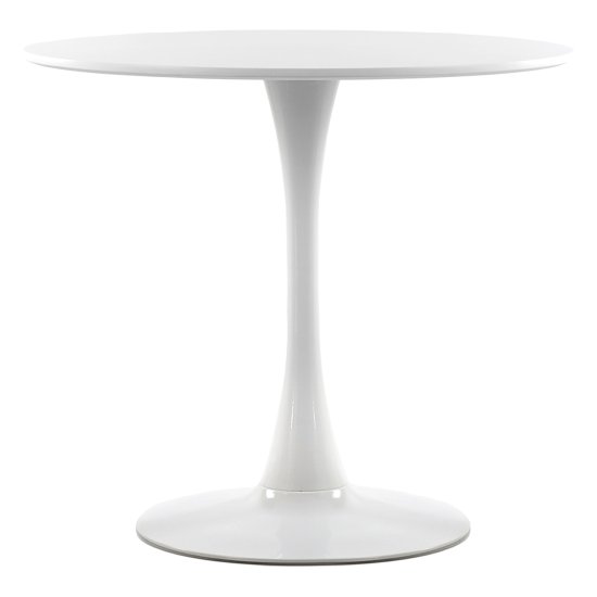 Стол дизайнерский круглый белый tulip (арт 28887) Фото 1