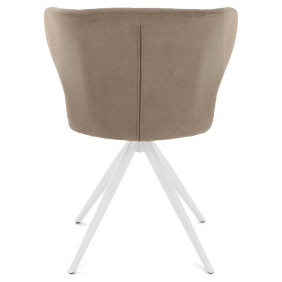 Стул на металлокаркасе мягкий из велюра (арт 35587) Фото 6