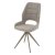 Стул на металлокаркасе бежевый из велюра (арт 35460)