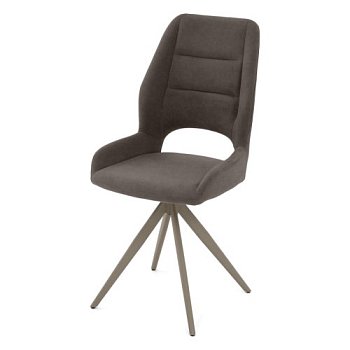Стул на металлокаркасе из велюра в современном стиле (арт 35461) - Фото 2