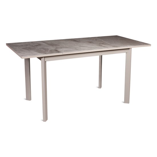 Стол раздвижной с керамической столешницей слоновая кость (арт 35009) Фото 2