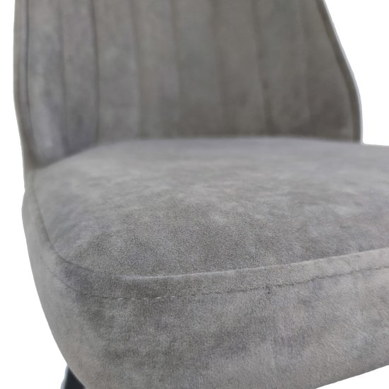 Стул на металлокаркасе с белыми ножками мягкий (арт 11073) Фото 2