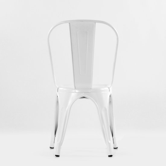 Стул для кухни дизайнерский белый tolix (арт 6767) Фото 4